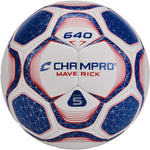 Champro Maverick Soccer Ball - Red White Blue