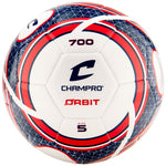 Champro Orbit Soccer Ball - Scarletwhiteroyal
