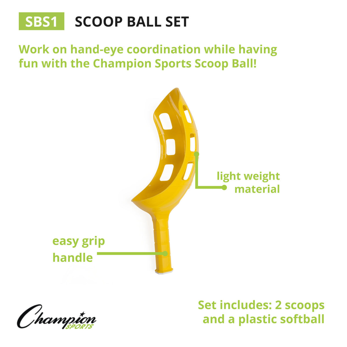 Champion Sports Scoop Ball