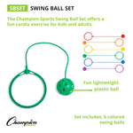 Champion Sports Swing Ball Set - Set of 6