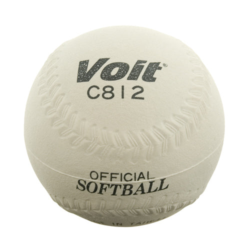 BSN SPORTS Voit 12 in. Sponge Center Softball - White