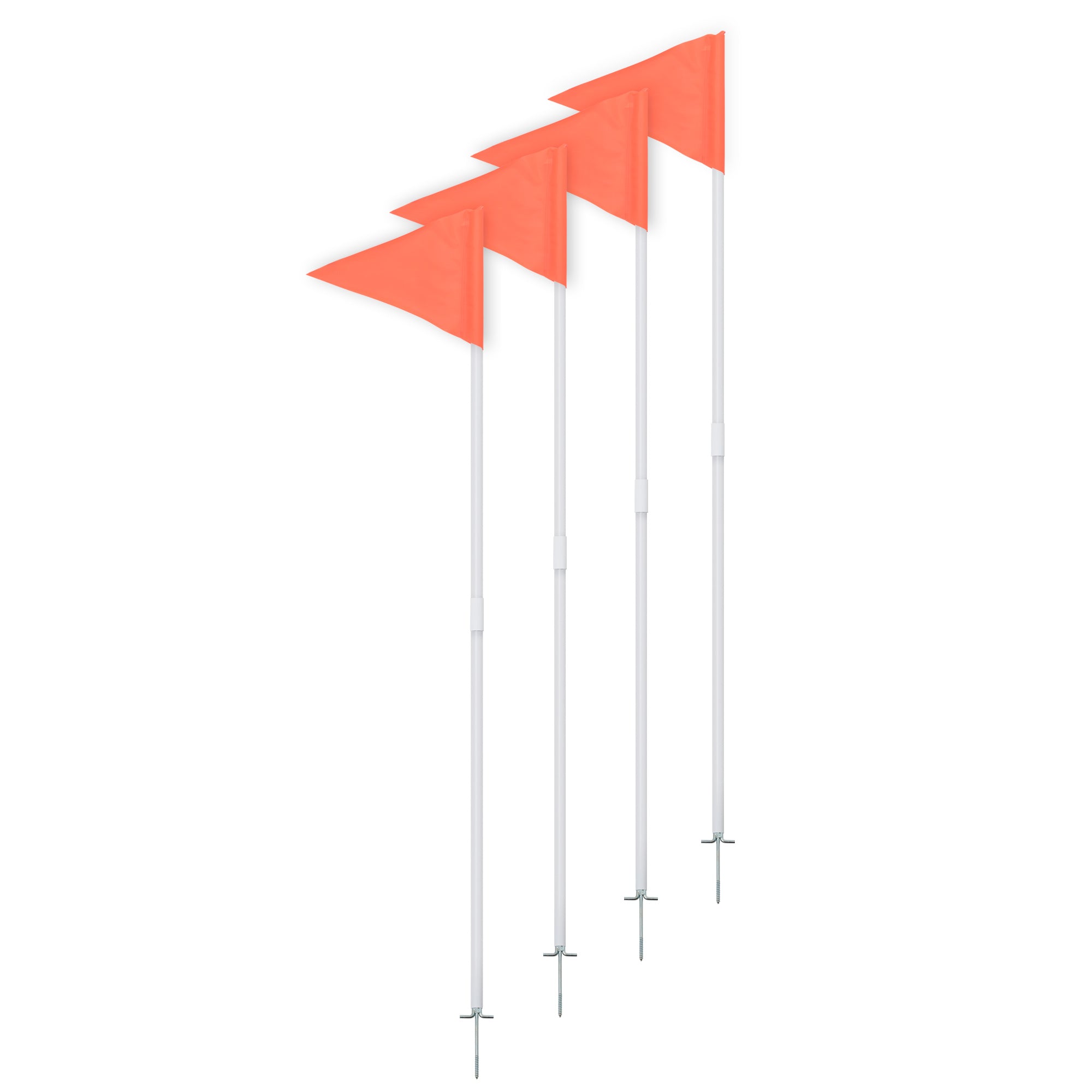Champion Sports Two-Piece Economy Soccer Corner Flags - Set of 4