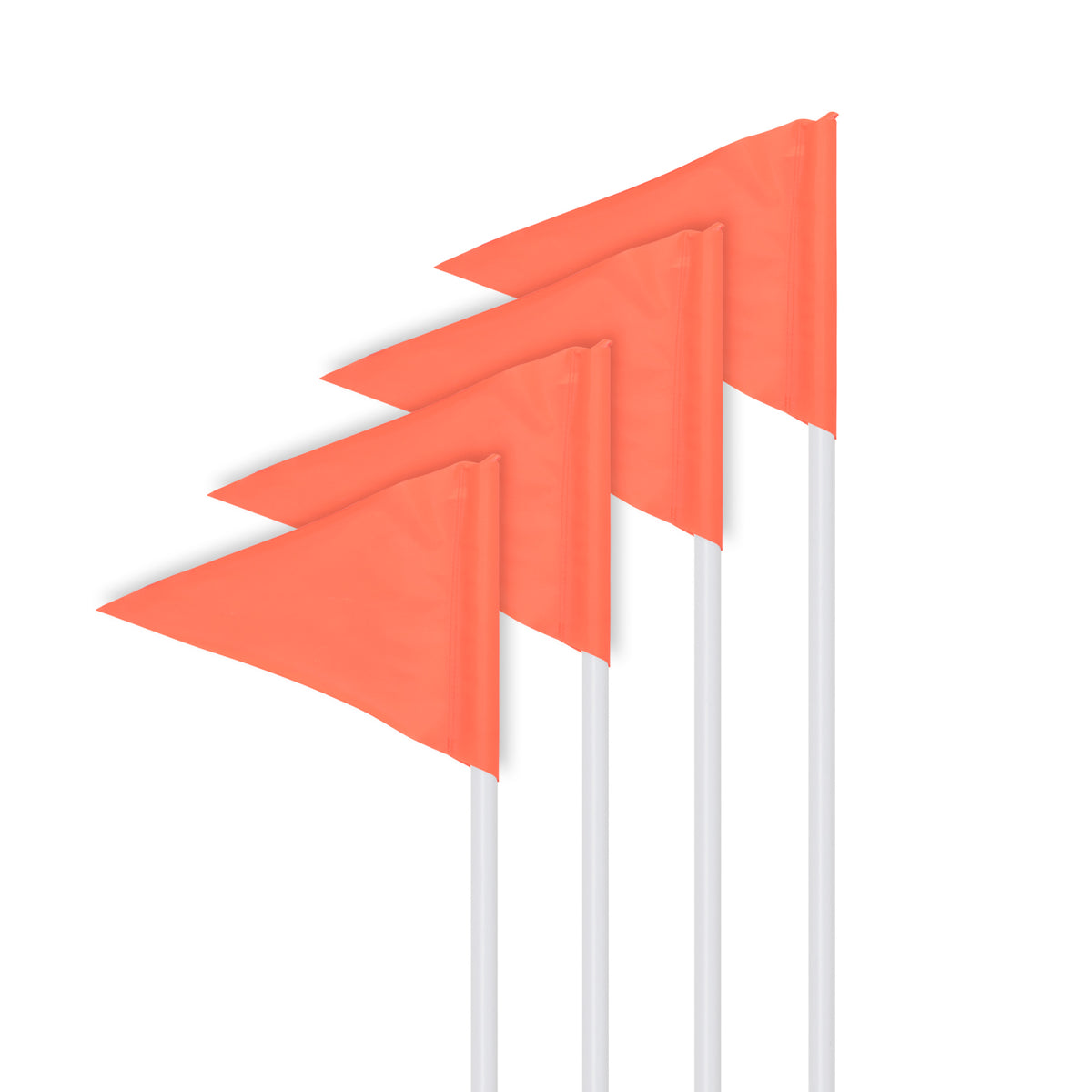 Champion Sports One-Piece Economy Soccer Corner Flags - Set of 4