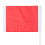 Champion Sports Spring Loaded Steel Peg Soccer Corner Flags - Set of 4