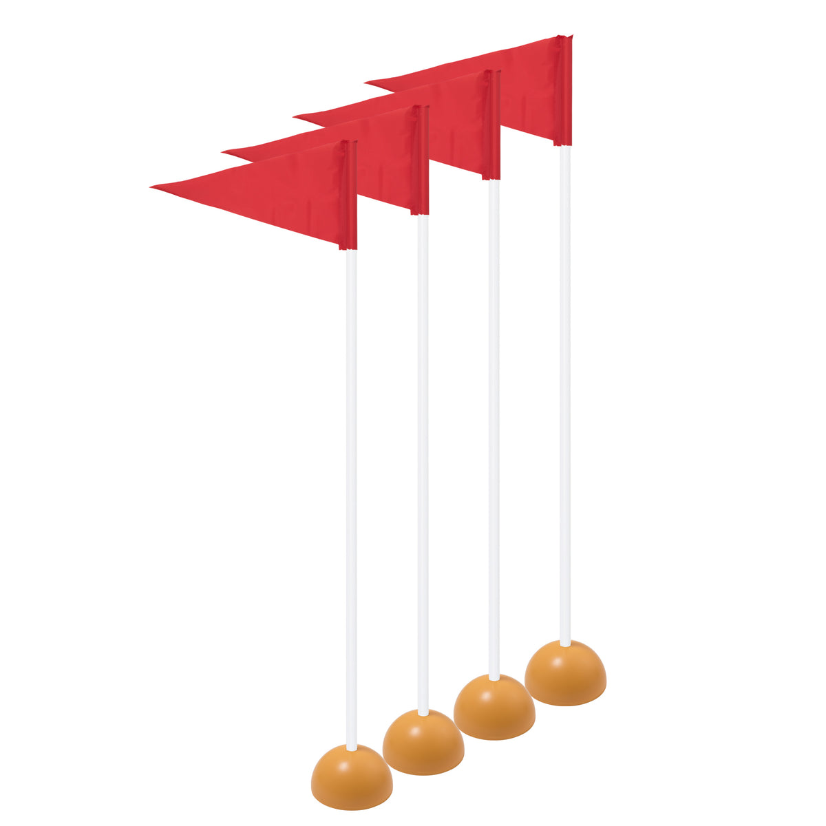 Champion Sports Universal Soccer Corner Flags - Set of 4