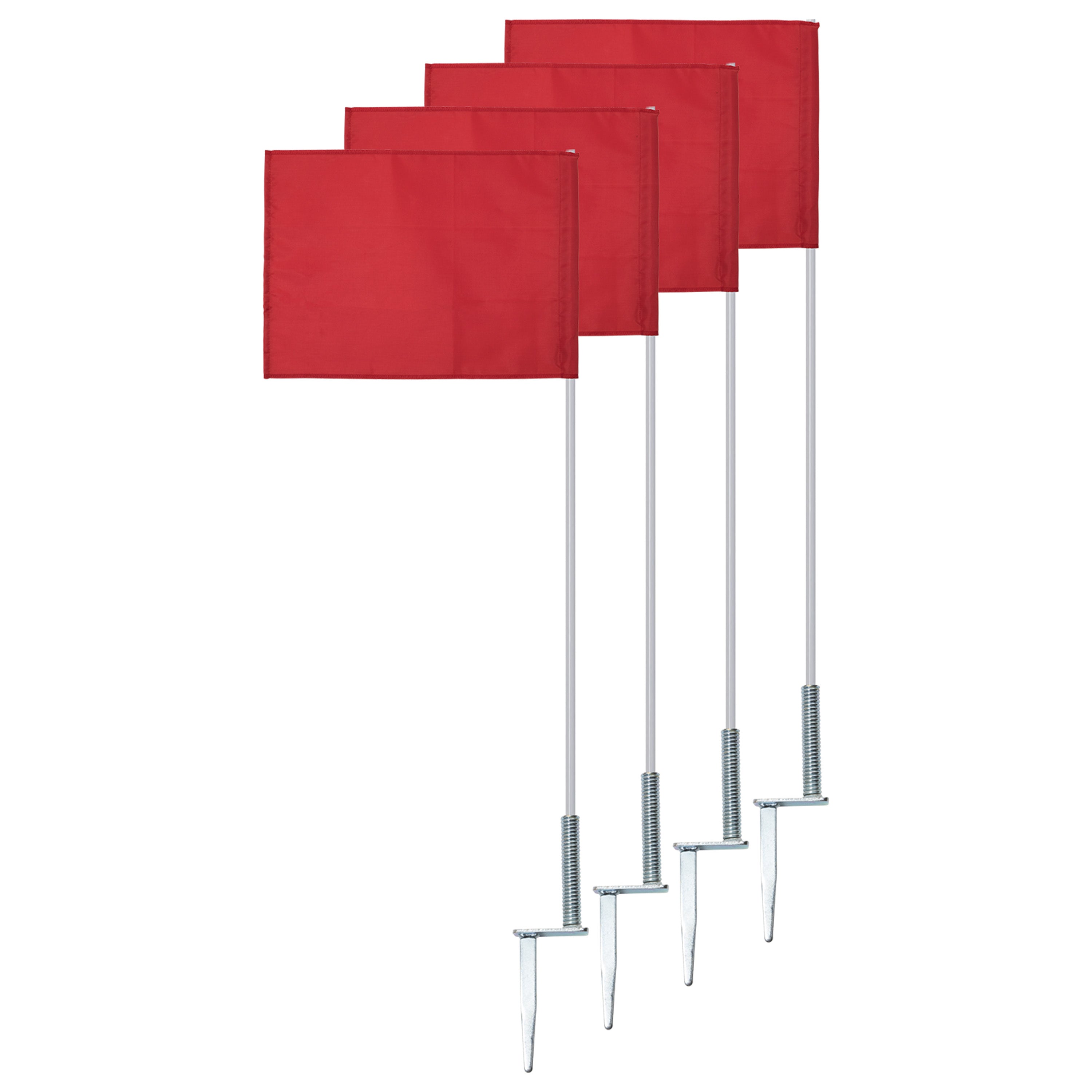Champion Sports Slim Line Soccer Corner Flags - Set of 4