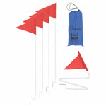Champion Sports Collapsible Soccer Corner Flags - Set of 4
