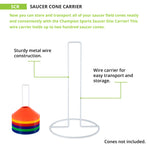 Champion Sports Saucer Cone Carrier