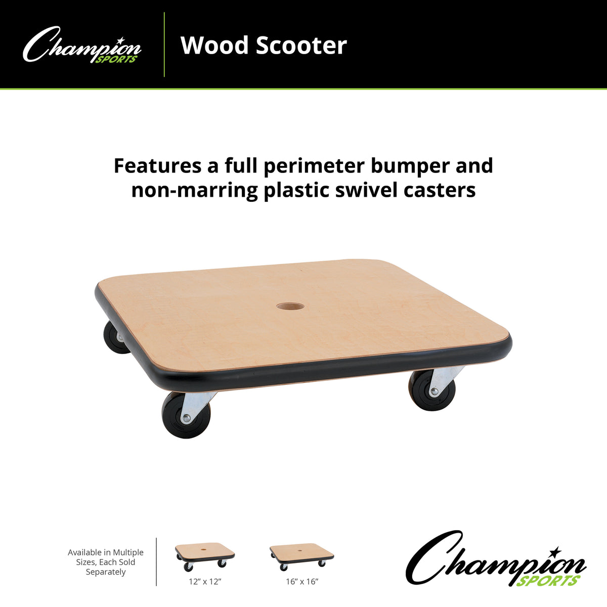 Champion Sports Wood Scooter