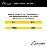 Champion Sports Poly Start/Finish Line Set