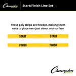 Champion Sports Poly Start/Finish Line Set