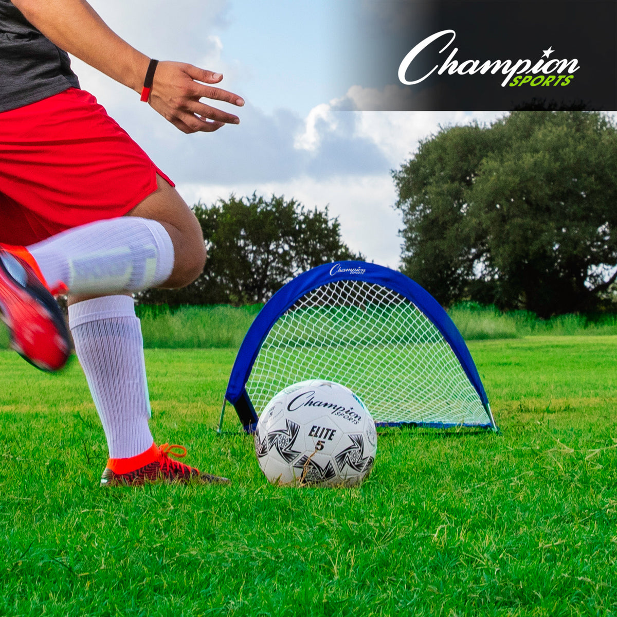 Champion Sports Extreme Soccer Portable Pop-Up Goals - Pair