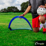 Champion Sports Extreme Soccer Portable Pop-Up Goals - Pair