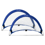Champion Sports Extreme Soccer Portable Pop-Up Goals - Pair - 2.5' x 1.5'