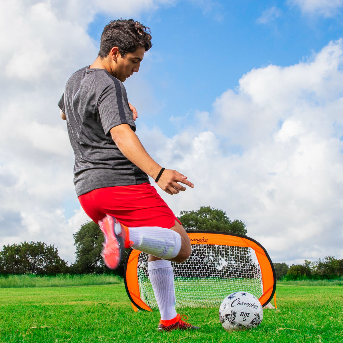 Champion Sports Pop-Up Soccer Goal, 4' x 2' - Pair