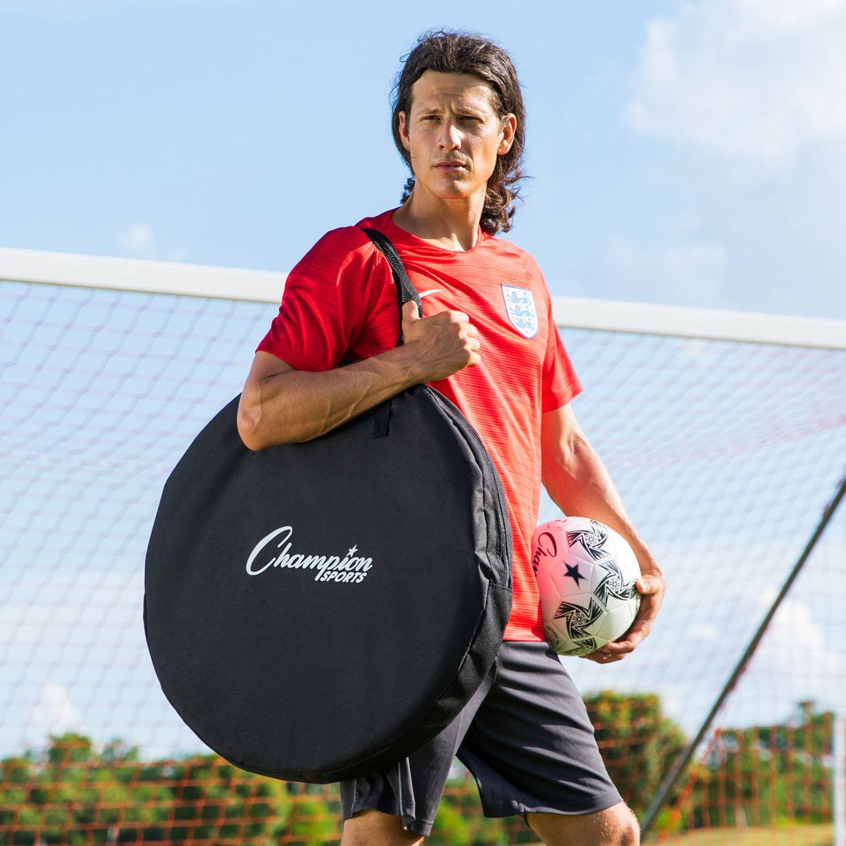 Champion Sports Pop-Up Soccer Goal, 6' x 4' - Pair