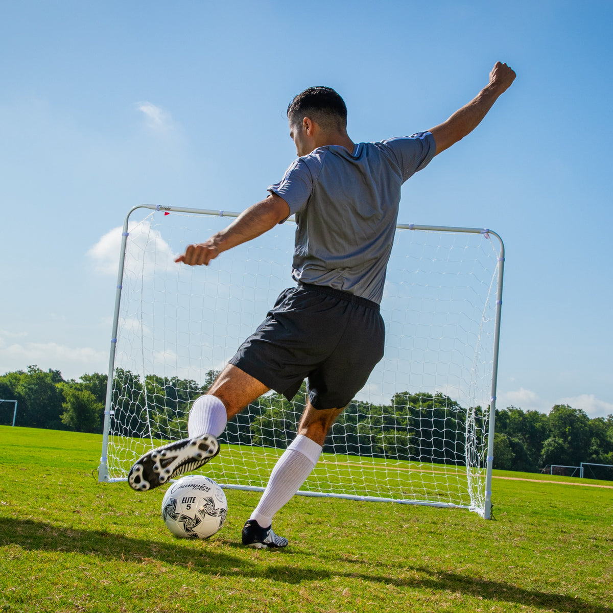 Champion Sports Easy Fold Soccer Goal, 8' x 6'