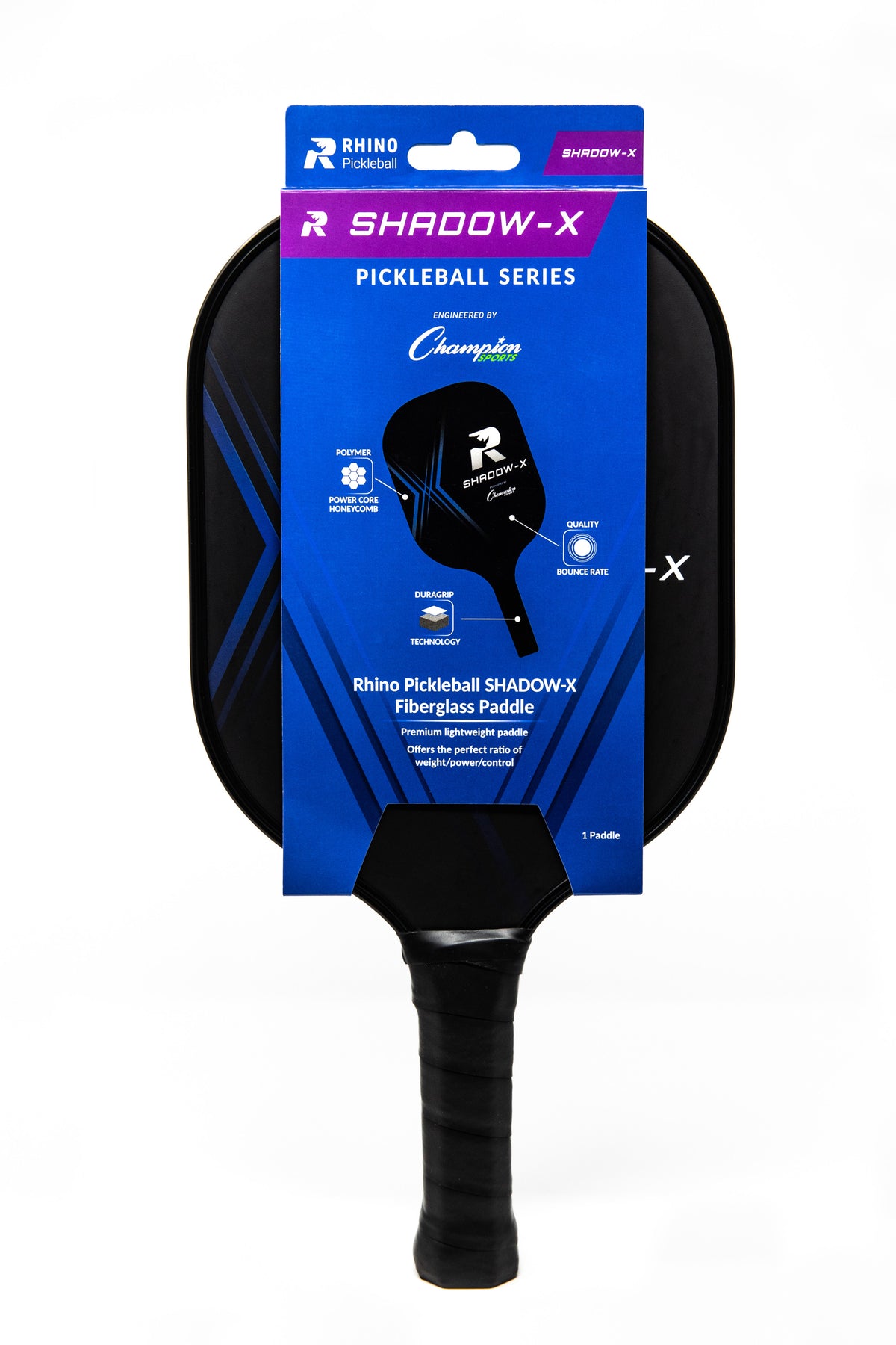 Champion Sports Rhino Pickleball Shadow-X Paddle