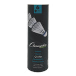 Champion Sports Nylon Shuttlecock - Tube of 6