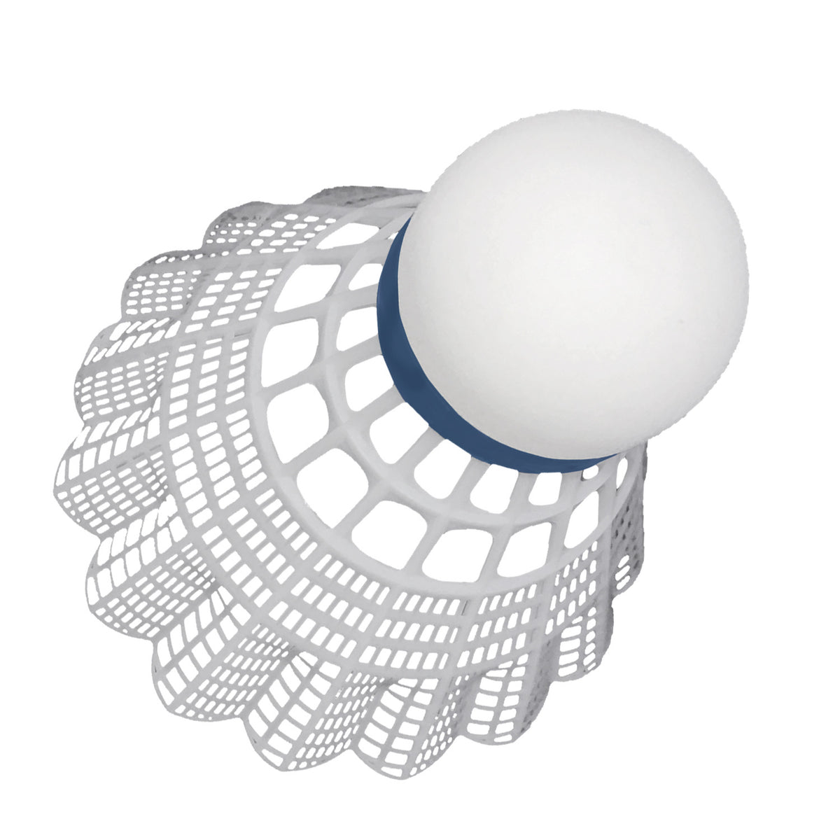 Champion Sports Nylon Shuttlecock - Tube of 6