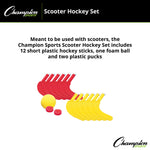 Champion Sports Scooter Hockey Set