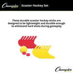 Champion Sports Scooter Hockey Set