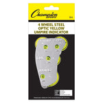 Champion Sports 4-Wheel Steel Umpire Indicator - Dozen