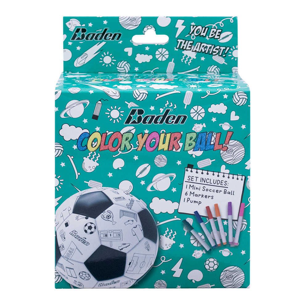 Color Your Own Mini Sports Ball