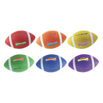 Champion Sports Rhino Skin Super Squeeze Football Set - Set of 6