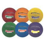 Champion Sports Rhino Skin Super Squeeze Playground Ball Set - Set of 6