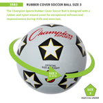Champion Sports Rubber Cover Soccer Ball