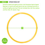 Champion Sports Speed Ring Set - Set of 12