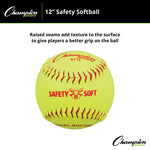 Champion Sports Safety Softballs - Dozen