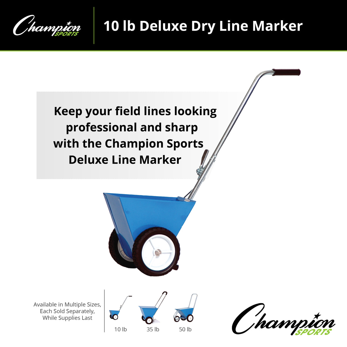 Champion Sports 10 lb Deluxe Dry Line Marker