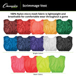 Champion Sports Scrimmage Vest - Adult - Dozen
