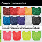 Champion Sports Scrimmage Vest - Adult - Dozen