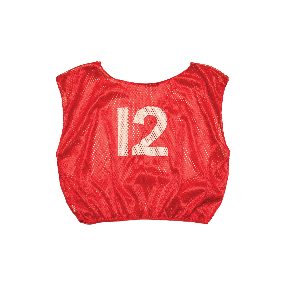 Champion Sports Numbered Scrimmage Vest - Youth - Dozen - Red