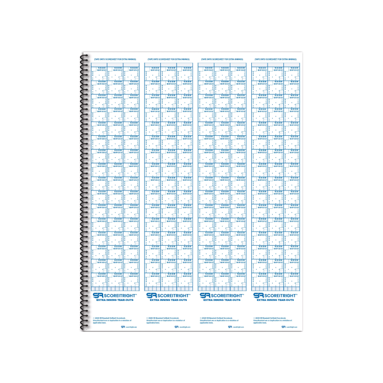 Batafear 24-Game Scorebook