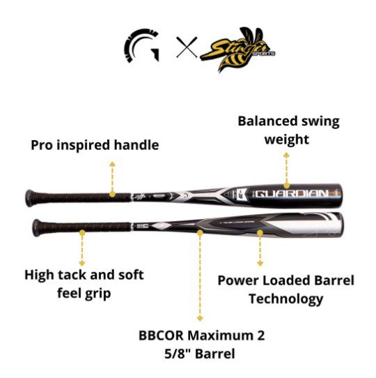 Stinger Guardian BBCOR Certified 3 Baseball Bat