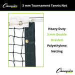 Champion Sports Tournament Tennis Net