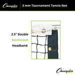 Champion Sports Tournament Tennis Net