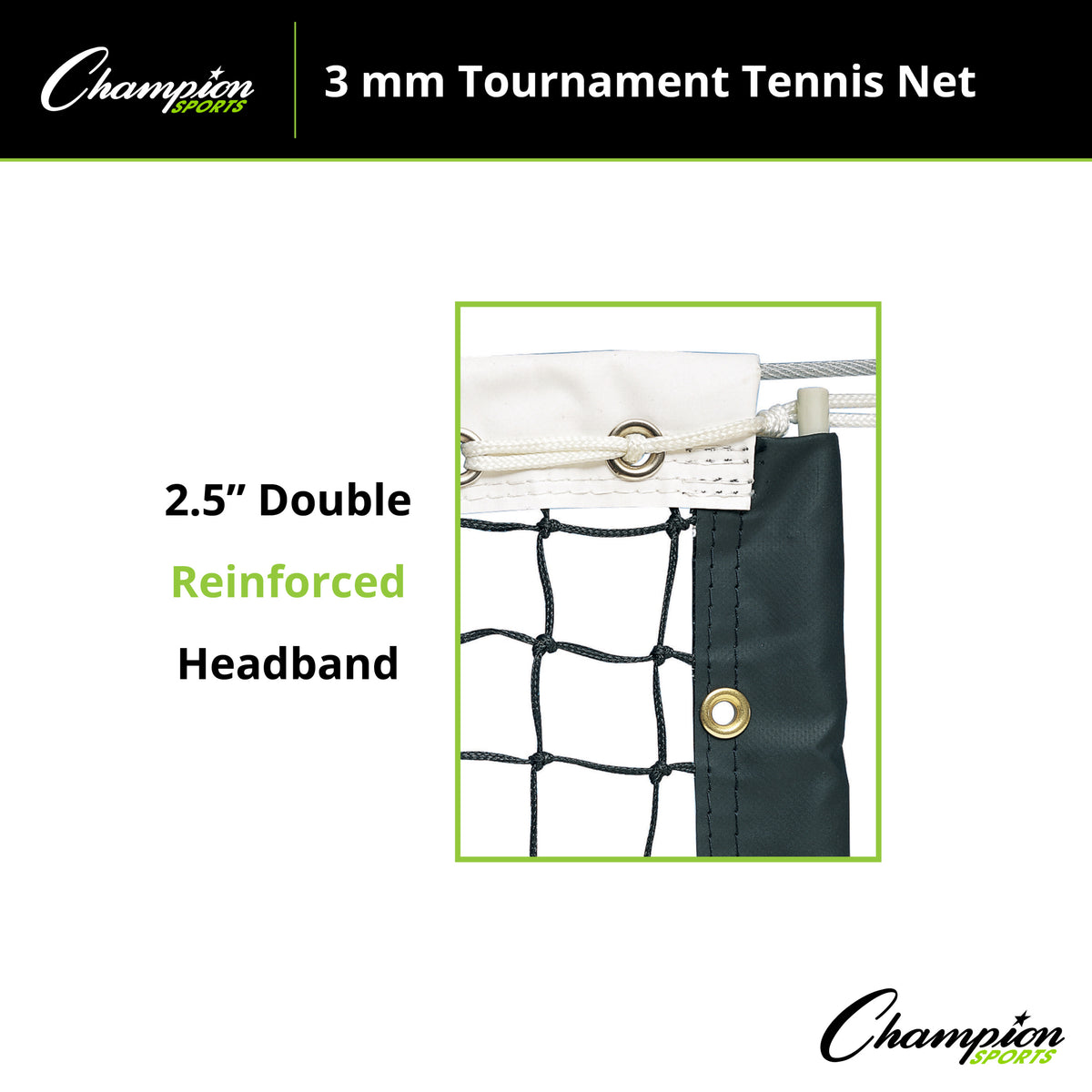Champion Sports Tournament Tennis Net