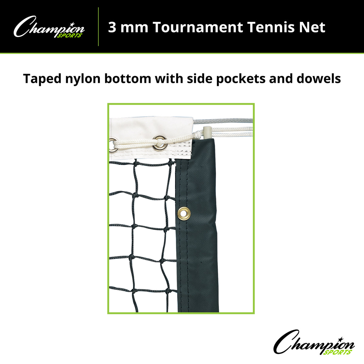 Champion Sports Tournament Tennis Net