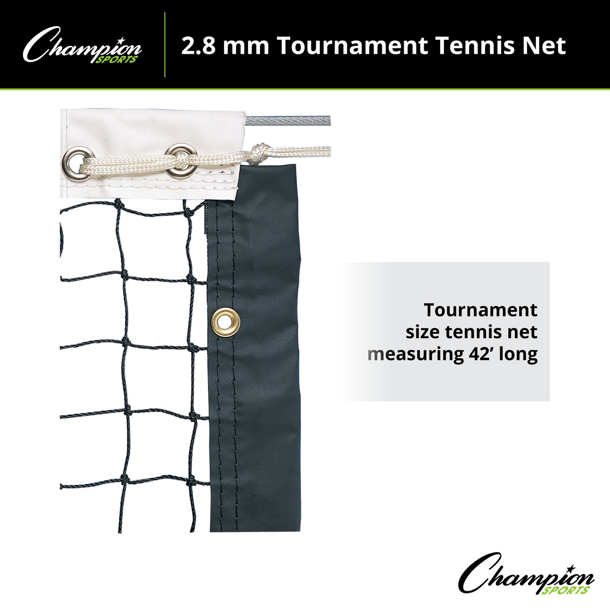 Champion Sports Tournament Tennis Net