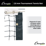 Champion Sports Tournament Tennis Net