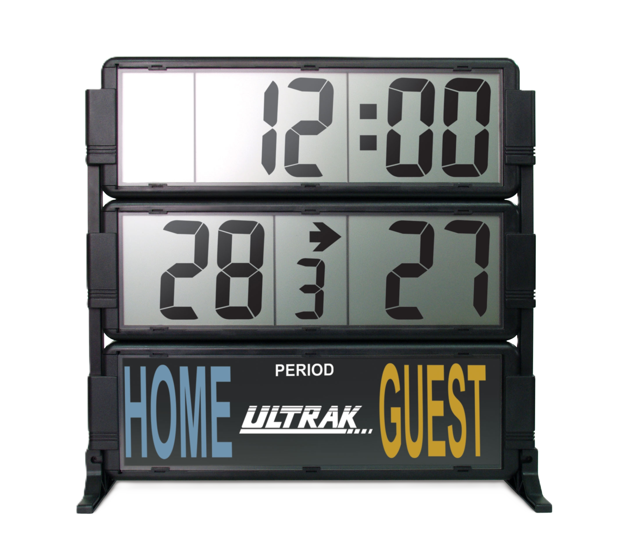 Ultrak T-300 – Scoreboard with Period &amp; Possession Arrow