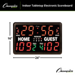 Champion Sports Tabletop Indoor Electronic Scoreboard