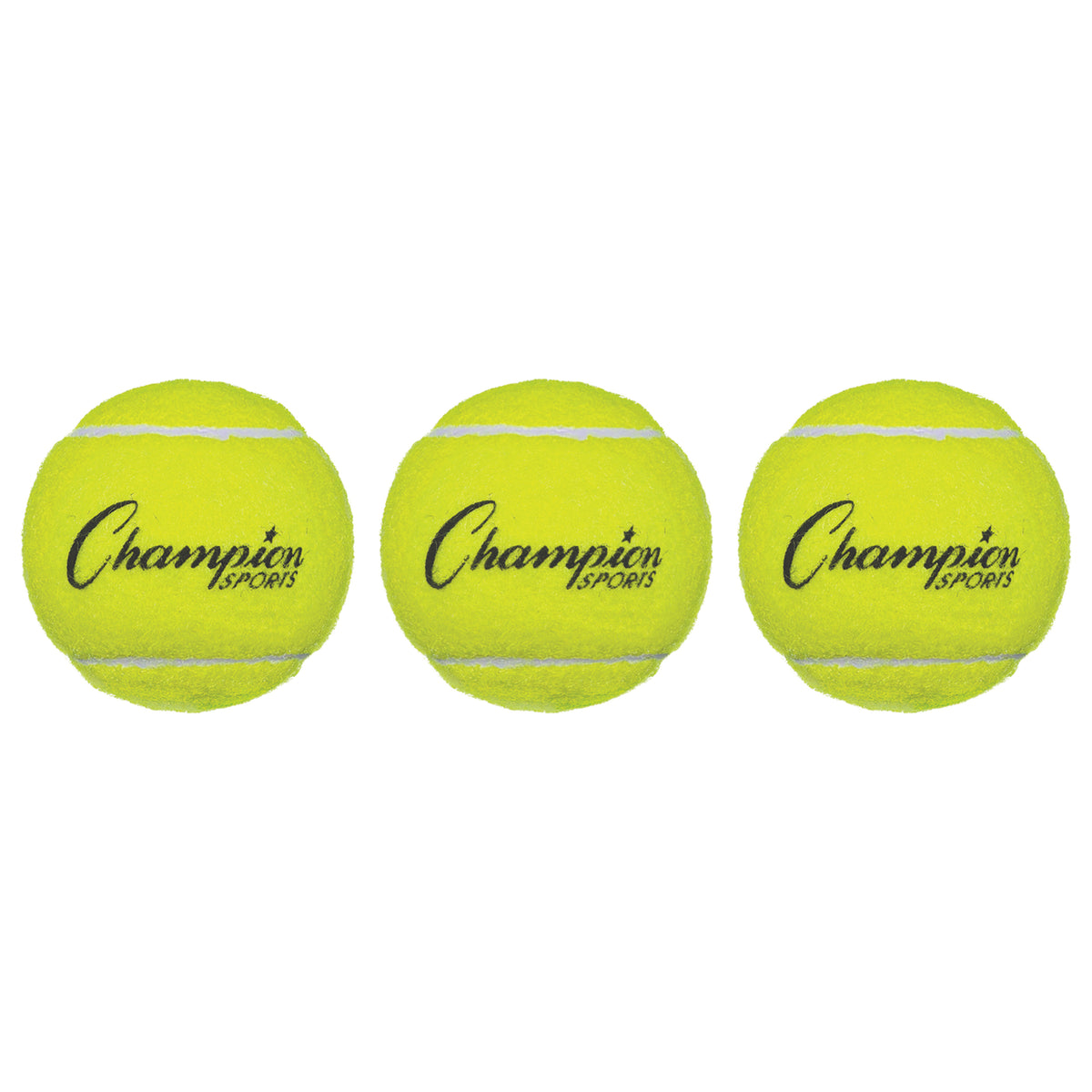 Champion Sports Tennis Balls - Pack of 3