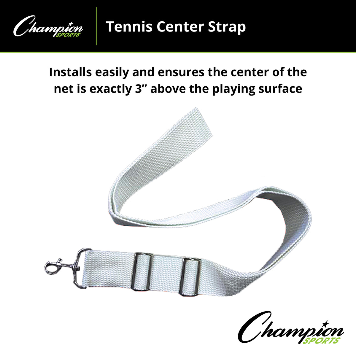 Champion Sports Tennis Center Strap
