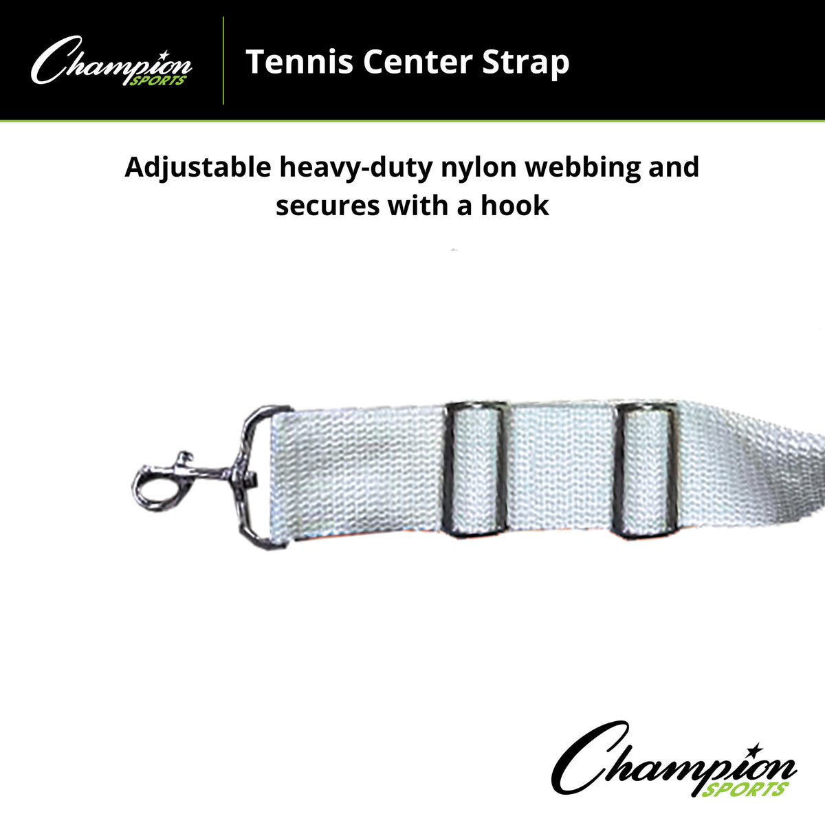 Champion Sports Tennis Center Strap